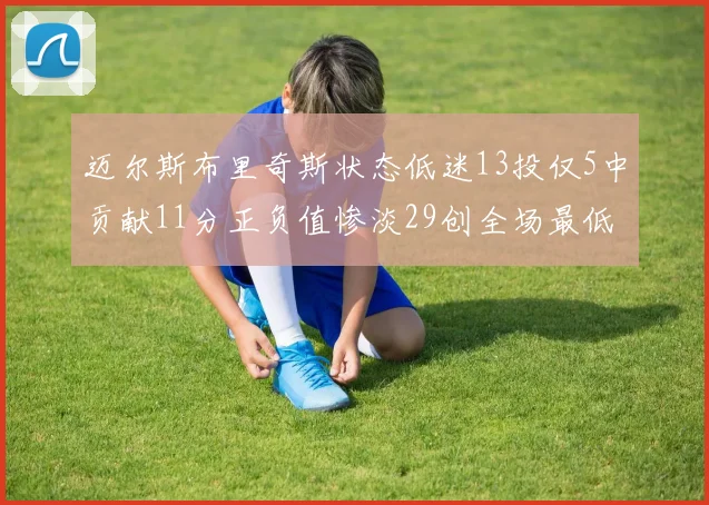 迈尔斯布里奇斯状态低迷13投仅5中贡献11分正负值惨淡29创全场最低纪录